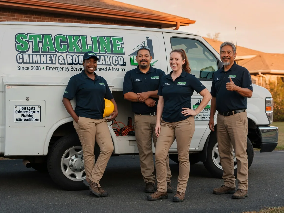 Chimney flashing repair company in Tucker, AR